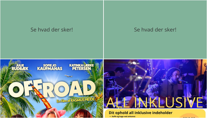 Oplev Fjerritslev denne weekend: Film og musikalske begivenheder