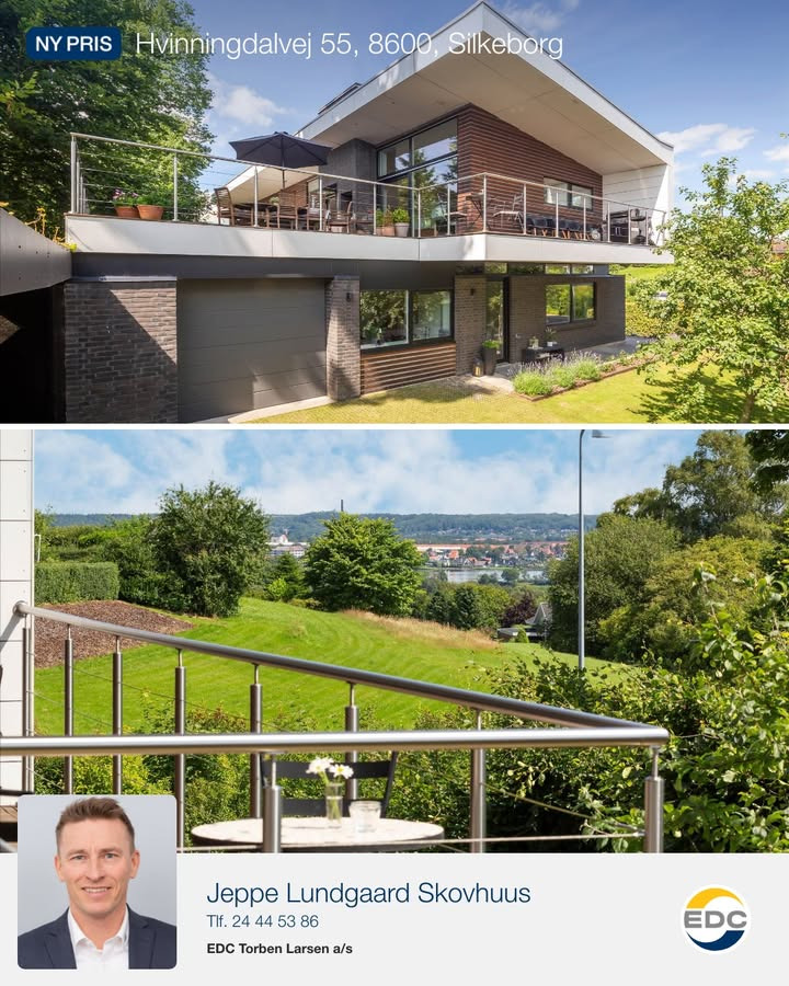 EDC Torben Larsen sænker prisen på unik villa i Silkeborg