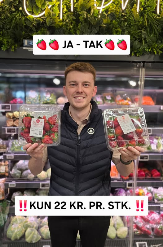 SPAR Skejby annoncerer store og saftige jordbær til weekendhygge
