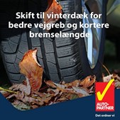 JM Autoteknik anbefaler vinterdæk for øget sikkerhed i koldt vejr