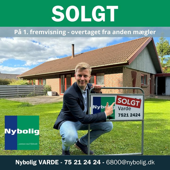 Nybolig Varde sælger ejendom på Gyvellunden 58 ved første fremvisning