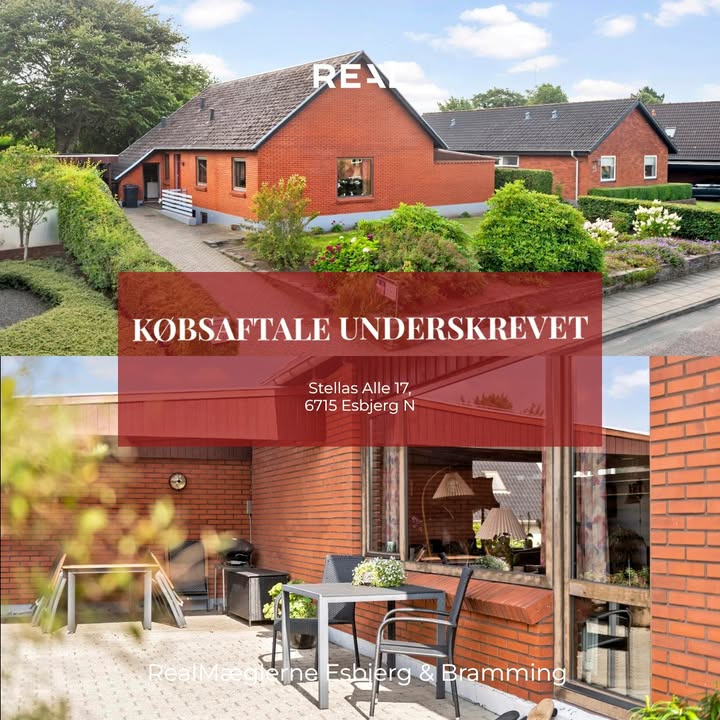 RealMæglerne Esbjerg og Bramming underskriver købsaftale og tilbyder gratis salgsvurdering