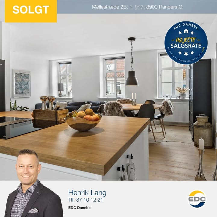 Ejerlejlighed i Randers solgt af EDC Danebo