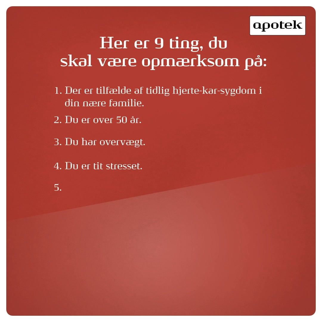 Vejlby Apotek: Vigtige råd til at få styr på dit blodtryk
