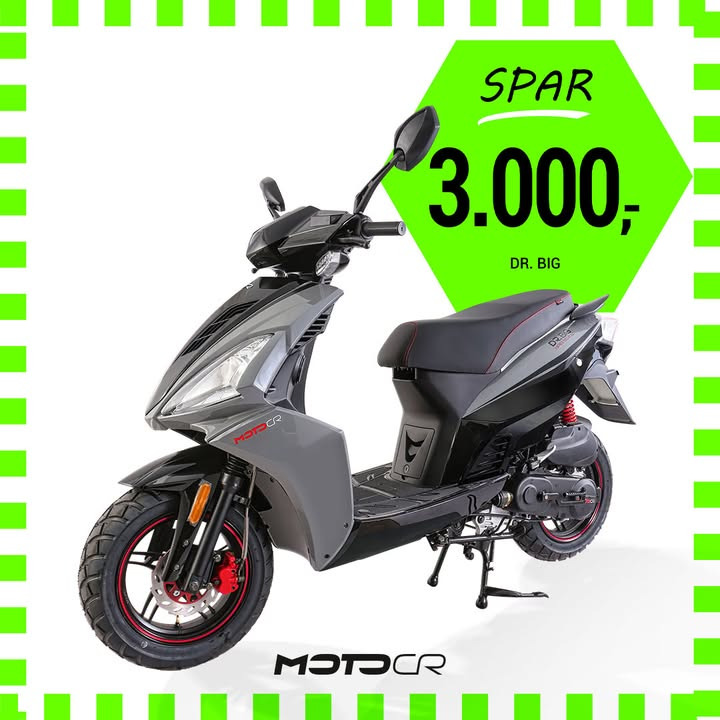 MIDTSJÆLLANDS KNALLERTSERVICE V/JAN SAXE ANDERSEN tilbyder stor rabat på MOTOCR DR. Big