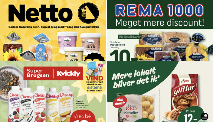 Friske kartofler til kun 10 kr. og Cheasy yoghurt til samme pris - se de lokale dagligvaretilbud