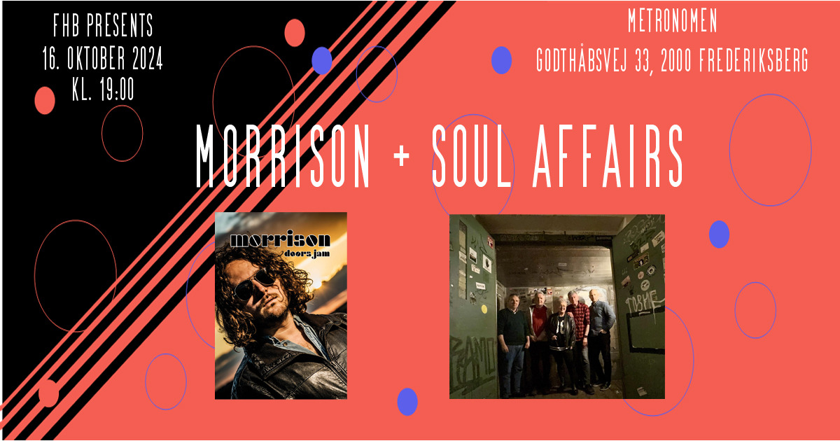 Oplev rock og soul med Morrison og Soul Affairs på Frederiksberg