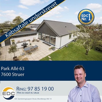 Købsaftale underskrevet på Park Allé 63 af EDC Ejendomsgruppen Struer