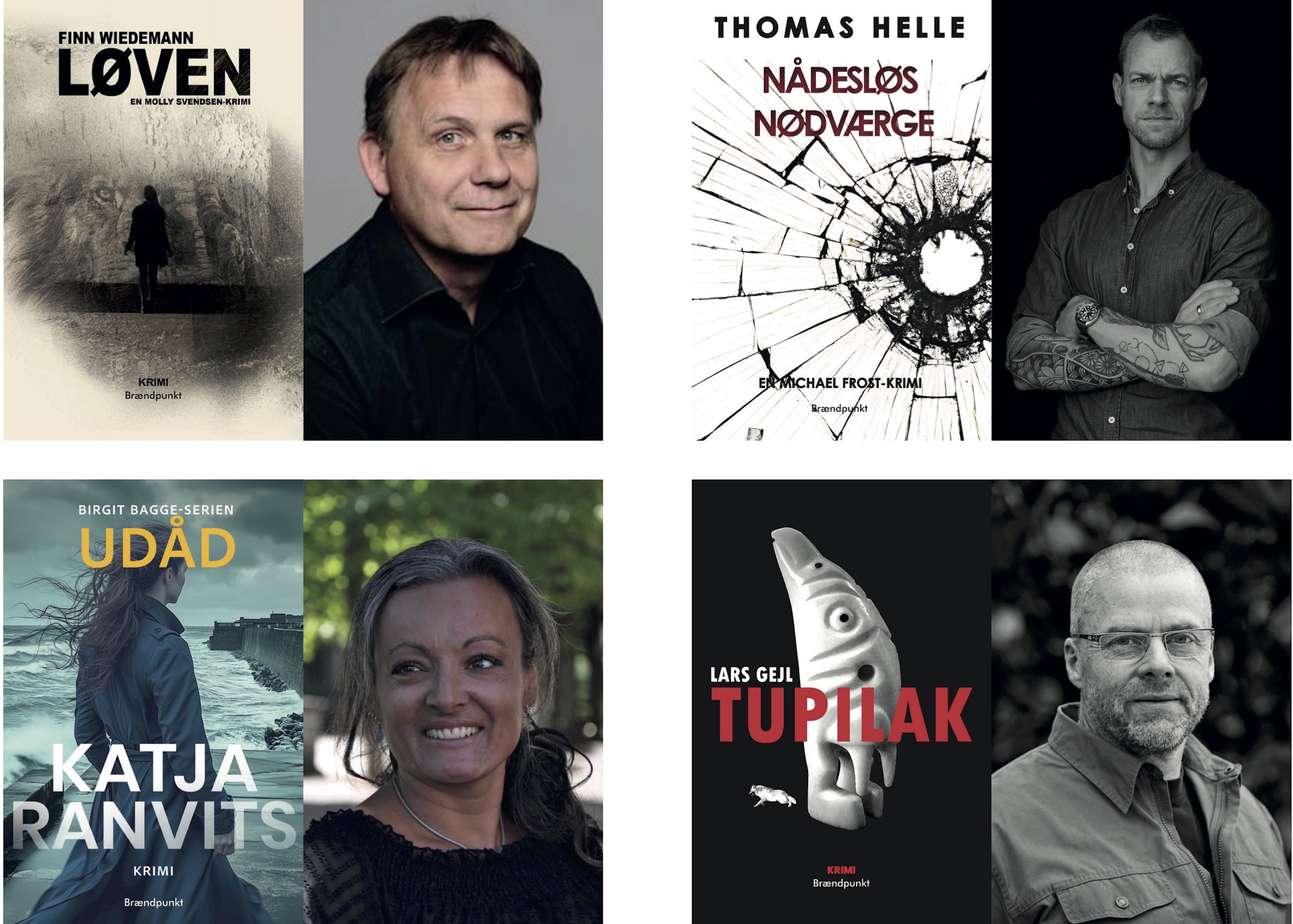 Krimieftermiddag på Odense Hovedbibliotek: Mød fire spændende forfattere