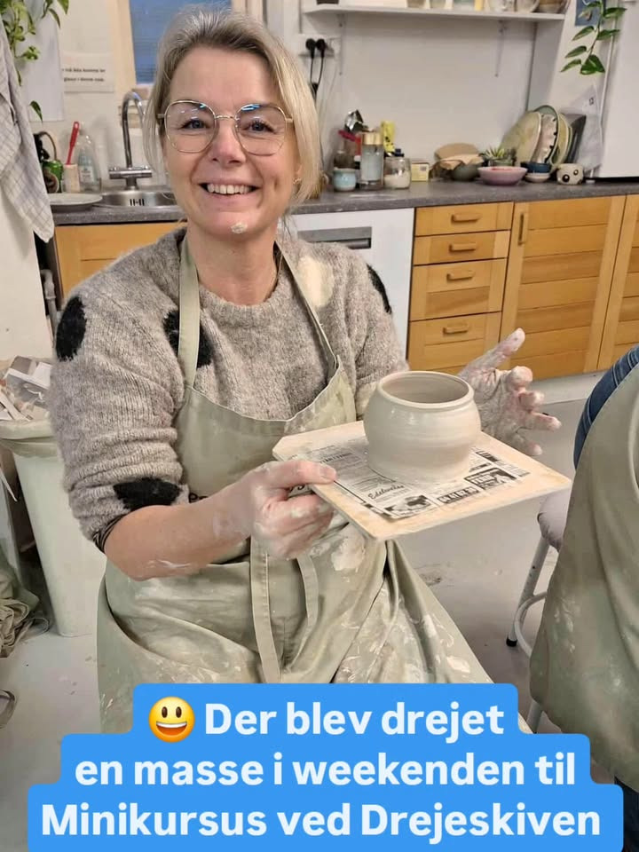 Vesterhavskunst inviterer til minikursus ved drejeskiven 11. februar