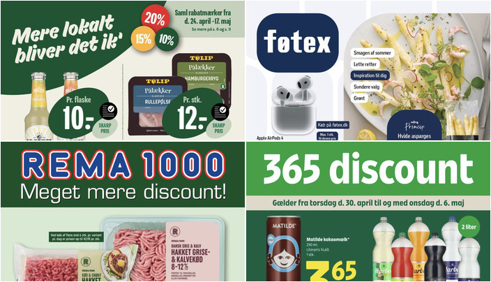 Frisk Matilde kakaomælk til 3,65 kr. og Apple AirPods 4 til kun 899 kr. - se ugens lokale tilbud