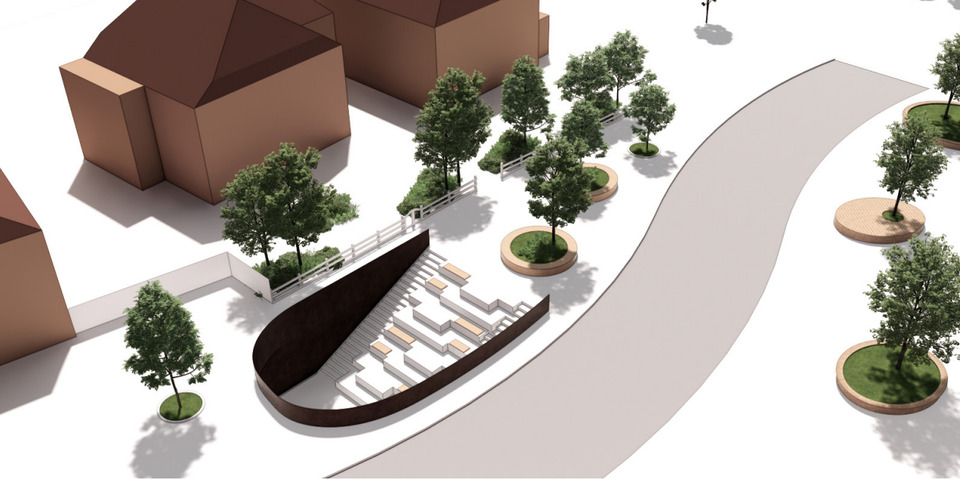 Byggeprojektet på Skibbroen i Tønder afsluttes med amfiscene