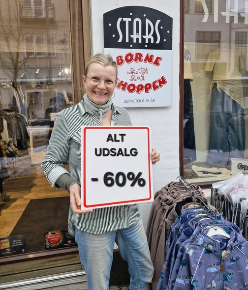 Børneshoppen Brønderslev tilbyder 60% besparelse på alt udsalg til børn i alderen 0-16 år