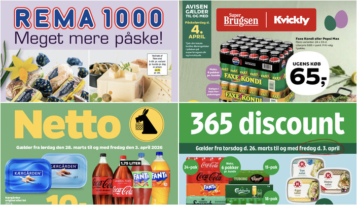 Få Kærgården smør til kun 10 kr. og Schulstad brød til 9 kr. - se de skarpe lokale tilbud