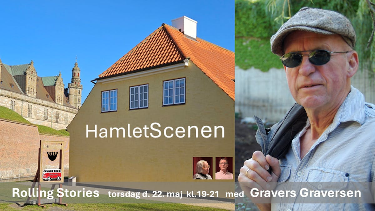 Latterfyldte fortællinger på Hamlet Scenen
