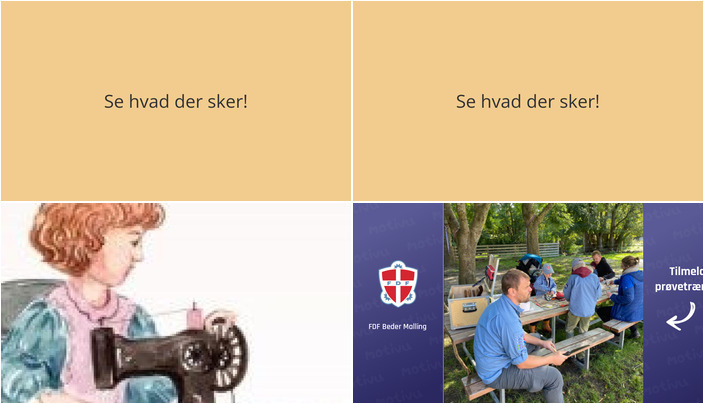 Kom med til kreative og frivillige fællesskaber i Beder den kommende uge