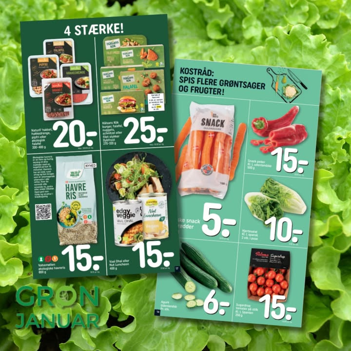 REMA 1000 Nørrevænget inviterer til Grøn Januar med fokus på plantebaserede alternativer