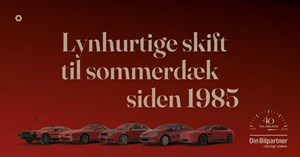 Autogaarden Herning fejrer 40 års erfaring med hurtige sommerdæk skift