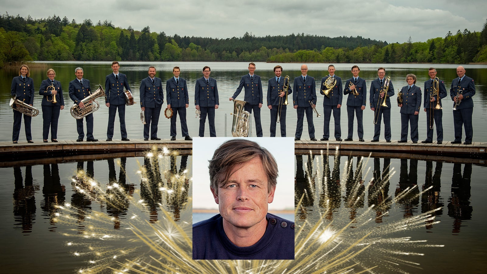 Nytårskoncert med Prinsens Musikkorps og Caspar Phillipson i Skive