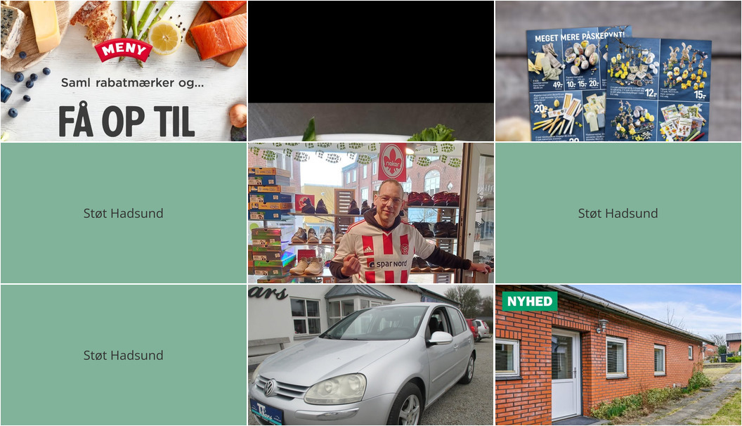 Nyt fra Allessko, Havnens Fisk Øster Hurup, REMA 1000 Hadsund og 3 andre