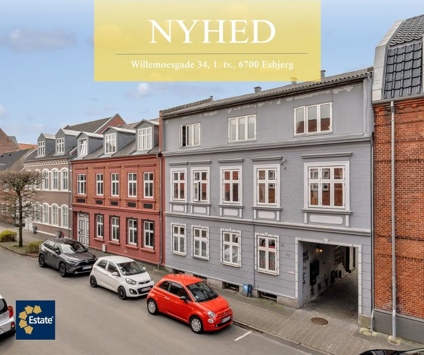 Charmerende lejlighed tæt på gågaden i Esbjerg til salg hos ESTATE Robin Thybo