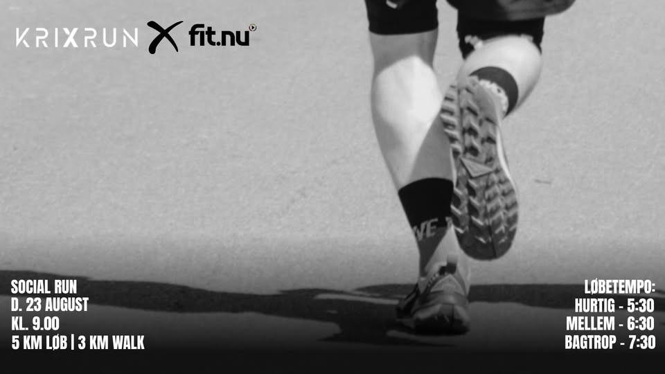 KriXrun inviterer til Social Run i Kolding