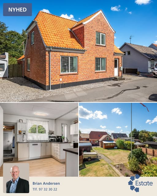 Estate Vestjylland præsenterer toplansvilla med lukket have i Lem St