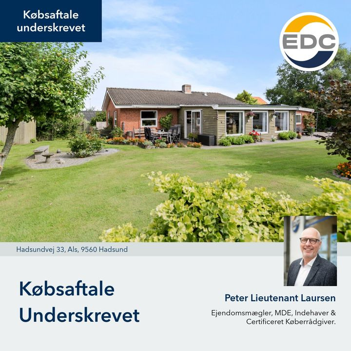 Købsaftale underskrevet i Als meddeler EDC Hadsund og Øster Hurup