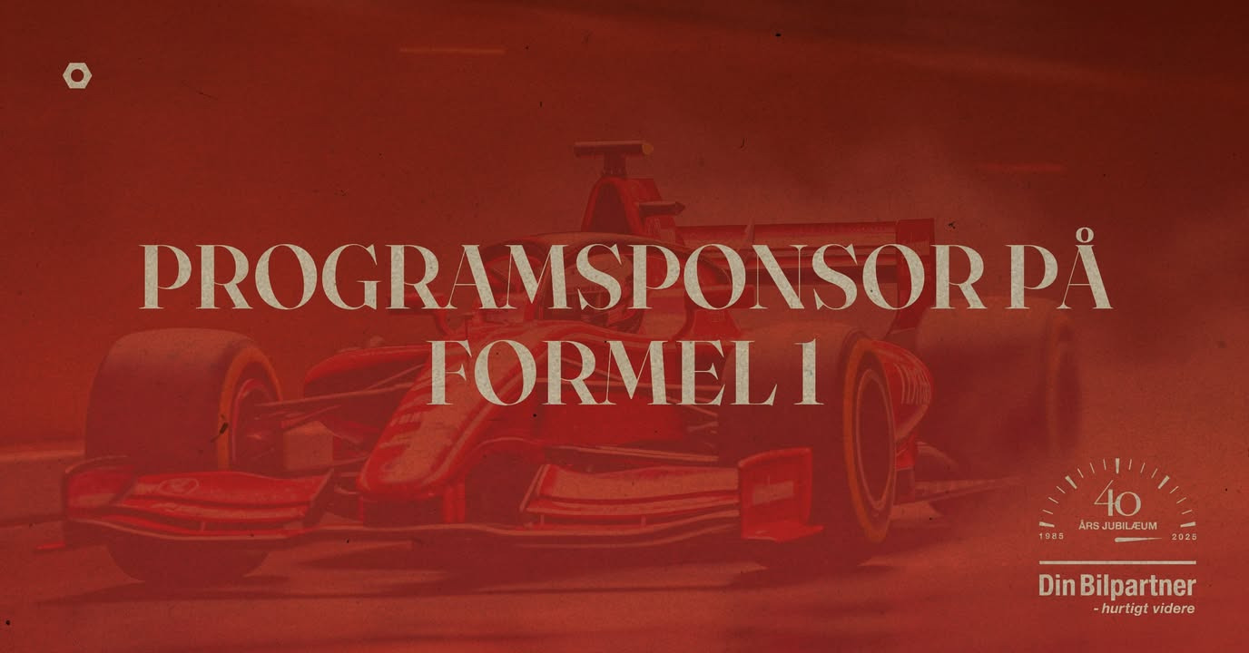 MEJDAL AUTO annoncerer stolt partnerskab med Formel 1 og Viaplay i 2025