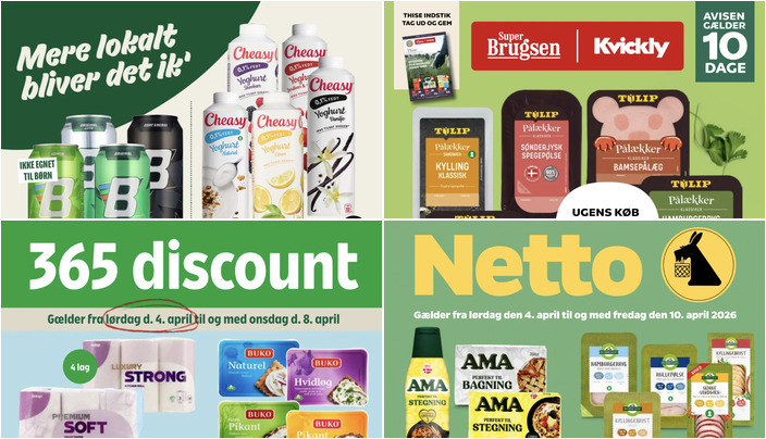 Gode tilbud på Buko flødeost til 10 kr. og hakket kød til 20 kr. i Tønder