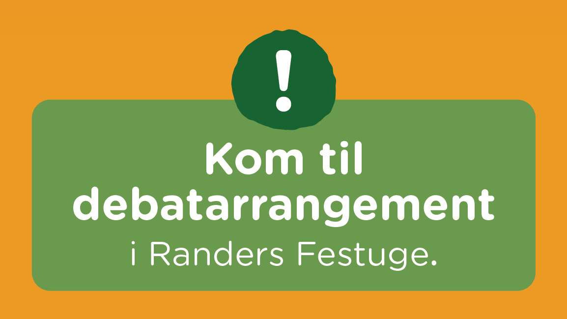 Debatmøde i Randers Festuge om fremtidens kommune