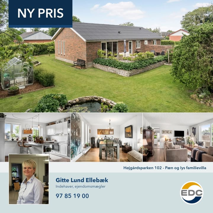 EDC Ejendomsguppen Struer annoncerer prisnedsættelse på attraktiv ejendom