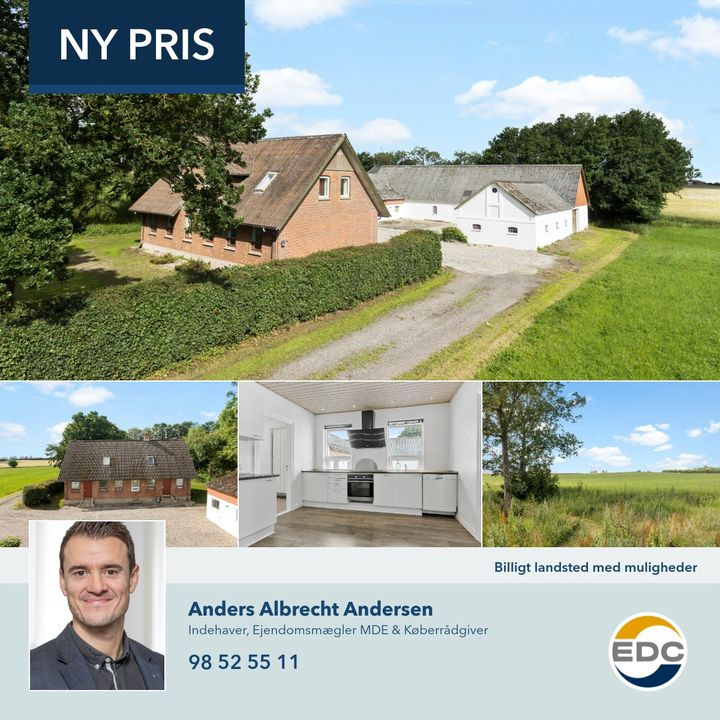 Ny pris på ejendom fra EDC Søren Jensen: Opfyld dine boligdrømme nu