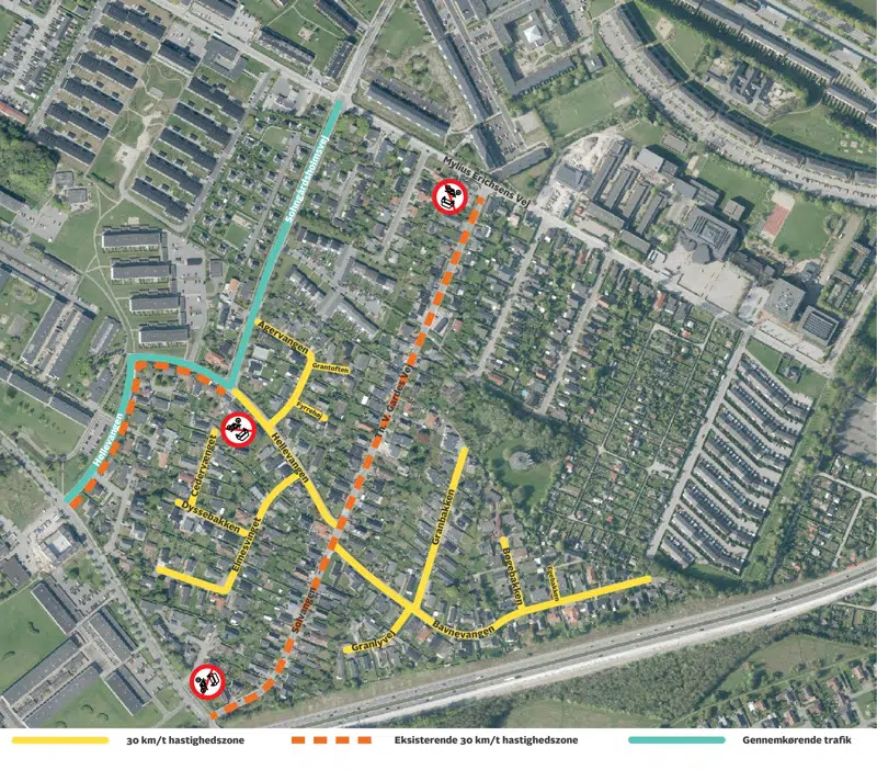 Aalborg Kommune forbedrer sikkerheden på skolevejen til ny Solbakkeskole gennem hastighedsnedsættelser og vejlukninger