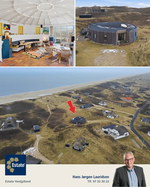 Estate Vestjylland præsenterer unik fritidsbolig i første klitrække i Søndervig