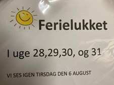 Butikken holder ferielukket i uge 28-31 men webshoppen er åben