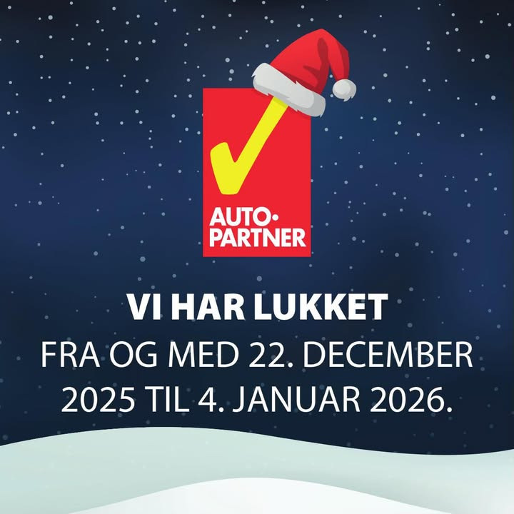 Centrum Auto holder julelukket fra 22. december til 2. januar
