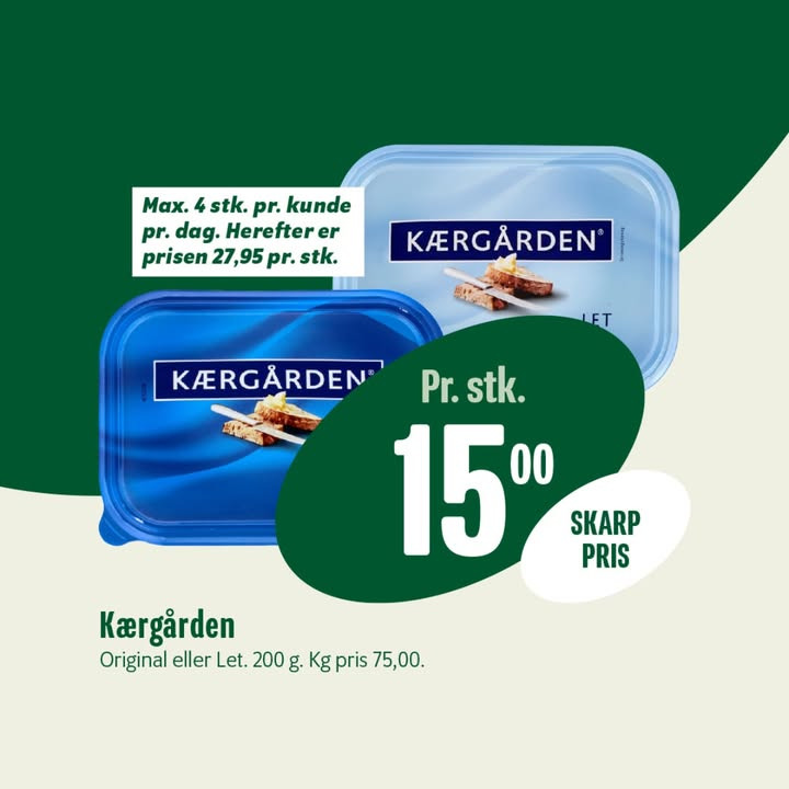 Min Købmand, Nim tilbyder Kærgården til skarp pris i begrænset periode