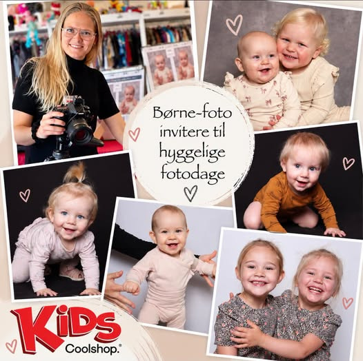 KiDS Coolshop får besøg af børnefotograf Christina 27. og 28. oktober