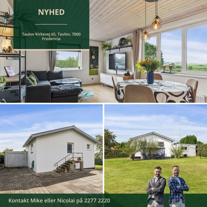 Ejendomsmægler Mike Andersen præsenterer velplejet villa med udsigt til Gudsø Vig til attraktiv pris