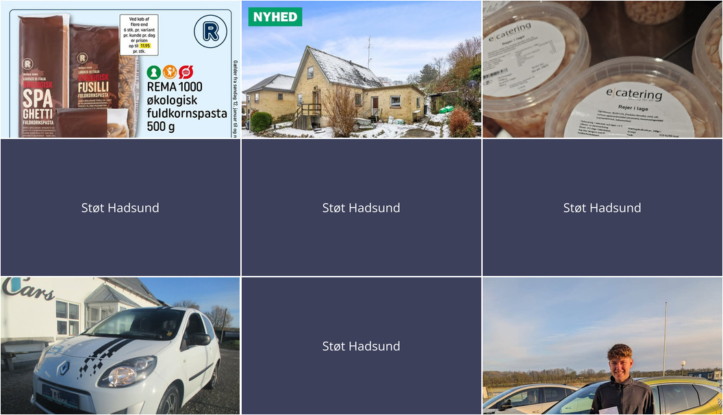Nyt fra Kudahls Køreskole, REMA 1000 Hadsund, TT CARS ApS og 2 andre