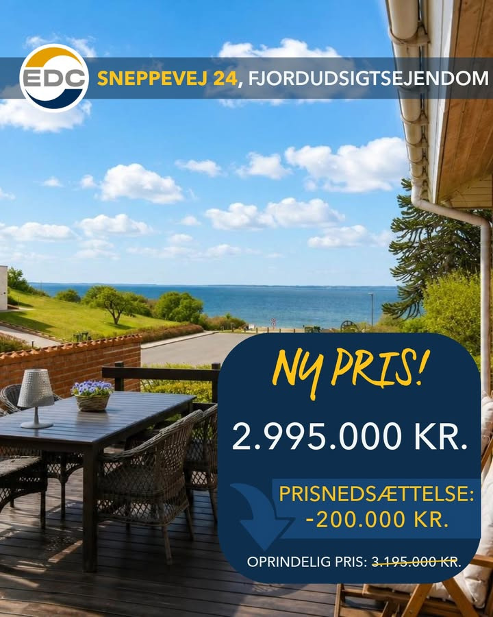 EDC Ejen­doms­grup­pen Struer sænker prisen på Sneppevej 24 med 200.000 kr.