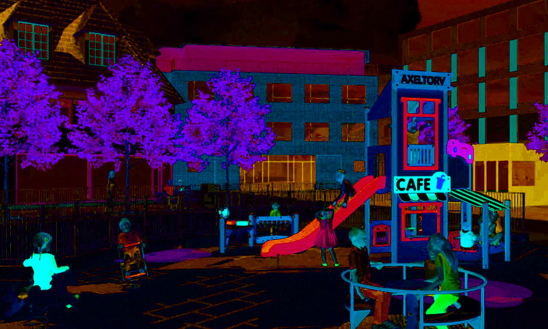 Ny legeplads på Axeltorv i Næstved kombinerer historie og leg for børn og familier