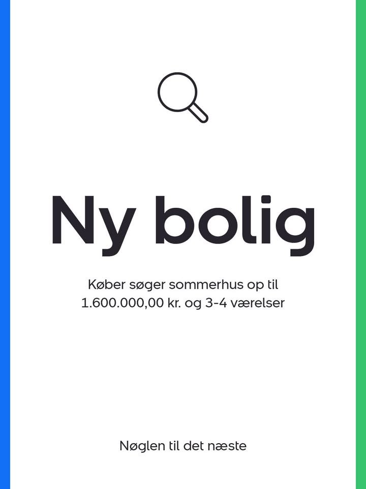 Nybolig Sæby A/S søger sommerhus til kunde op til 1.600.000 kr.