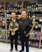 Rasmus fra SPAR Skallerup A/S færdiggør købmandsuddannelsen på Dagrofa Academy
