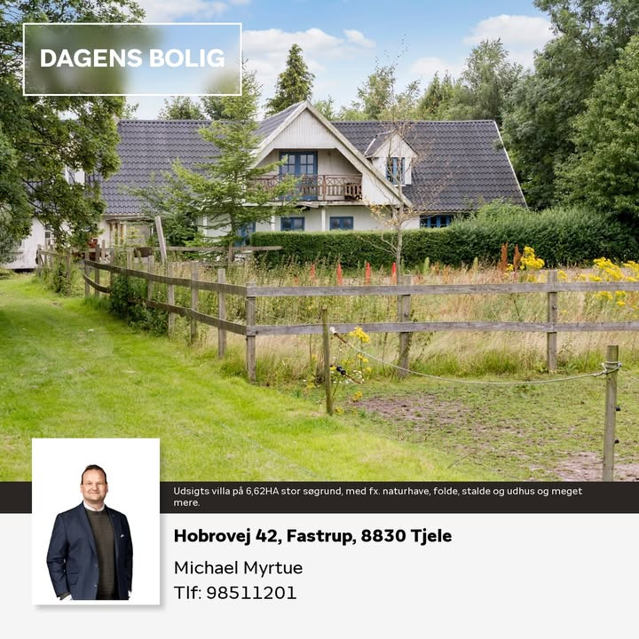 Home Hobro præsenterer unik villa med storslået udsigt og naturskøn beliggenhed