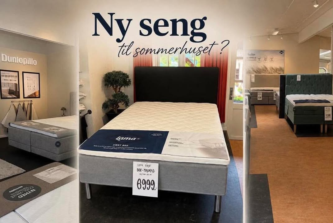 Fjerrenseriet tilbyder LAMA First boxmadras fra 4.850 kr.