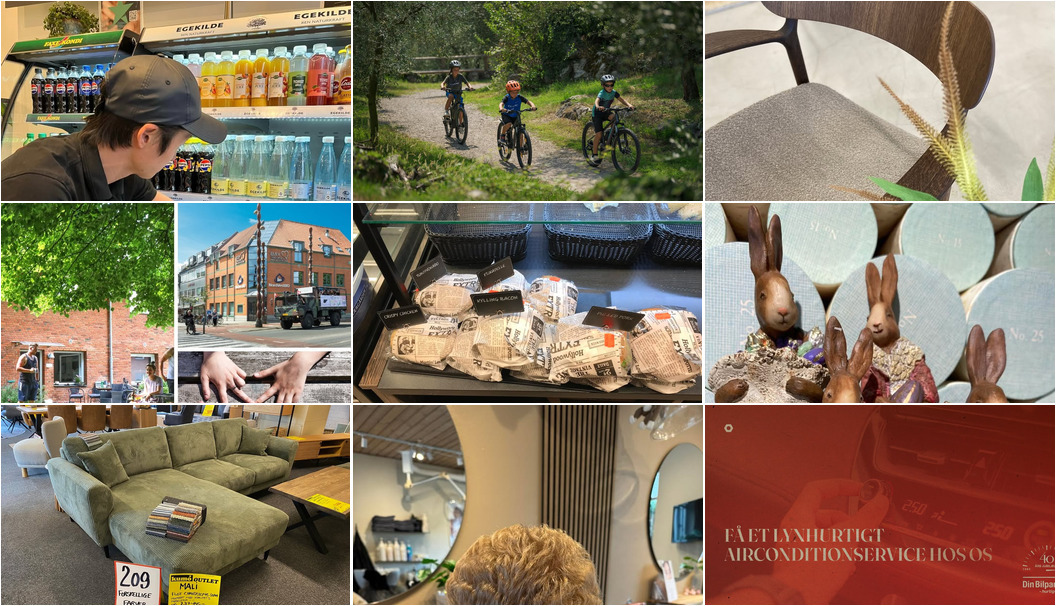 Nyt fra My Style, COMBI FRISØREN, MEJDAL AUTO og 10 andre