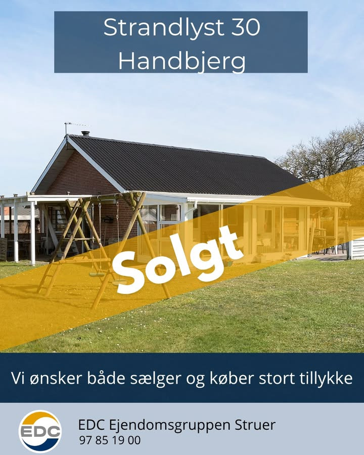 EDC Ejen­doms­grup­pen Struer har solgt Strandlyst 30 i Handbjerg