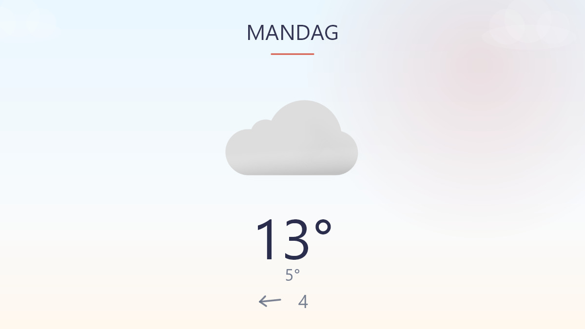 Kølig start, mild slutning